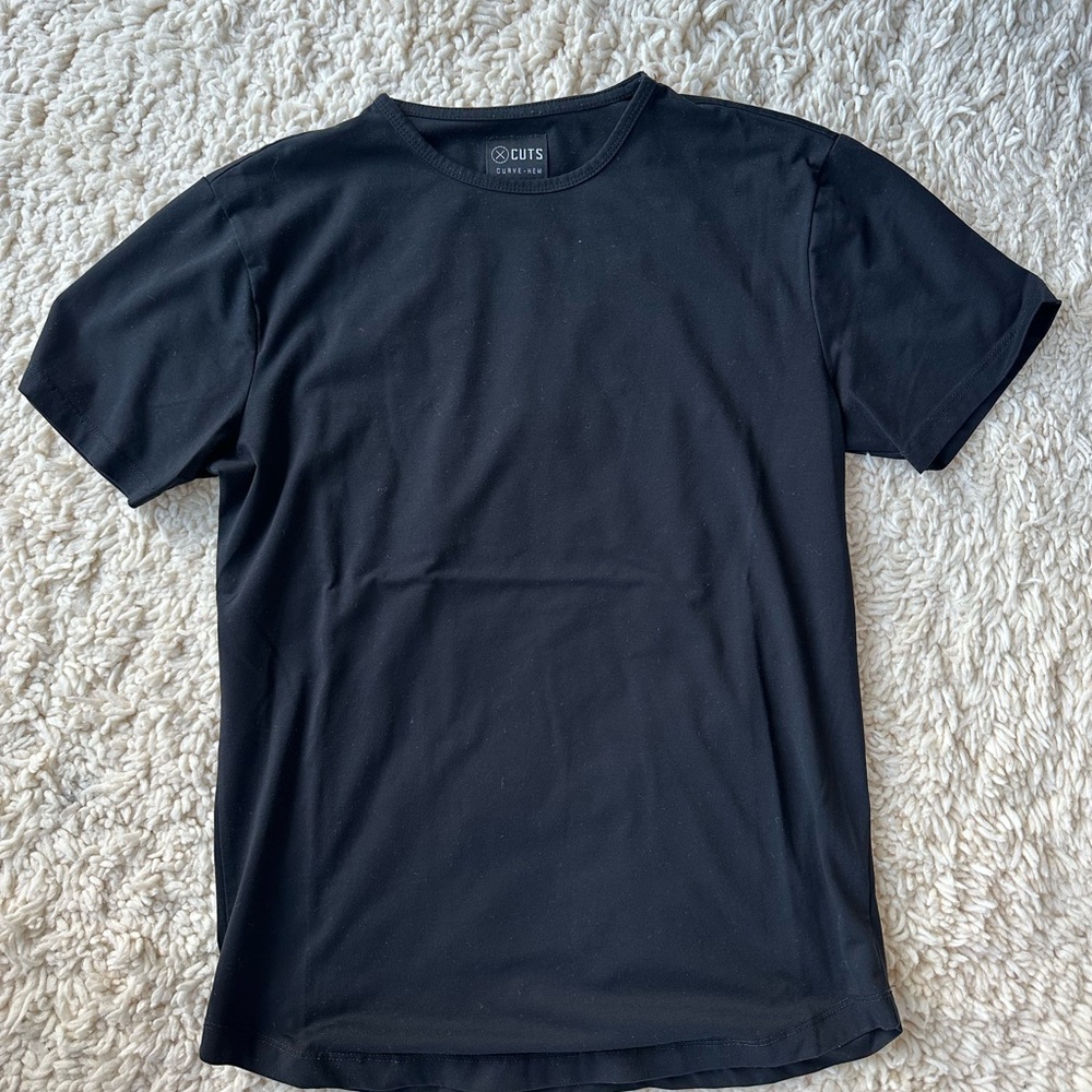 Cuts Clothing Jet Black Short Sleeve Tee